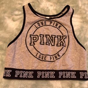 Victorias Secret PINK sports bra grey & black